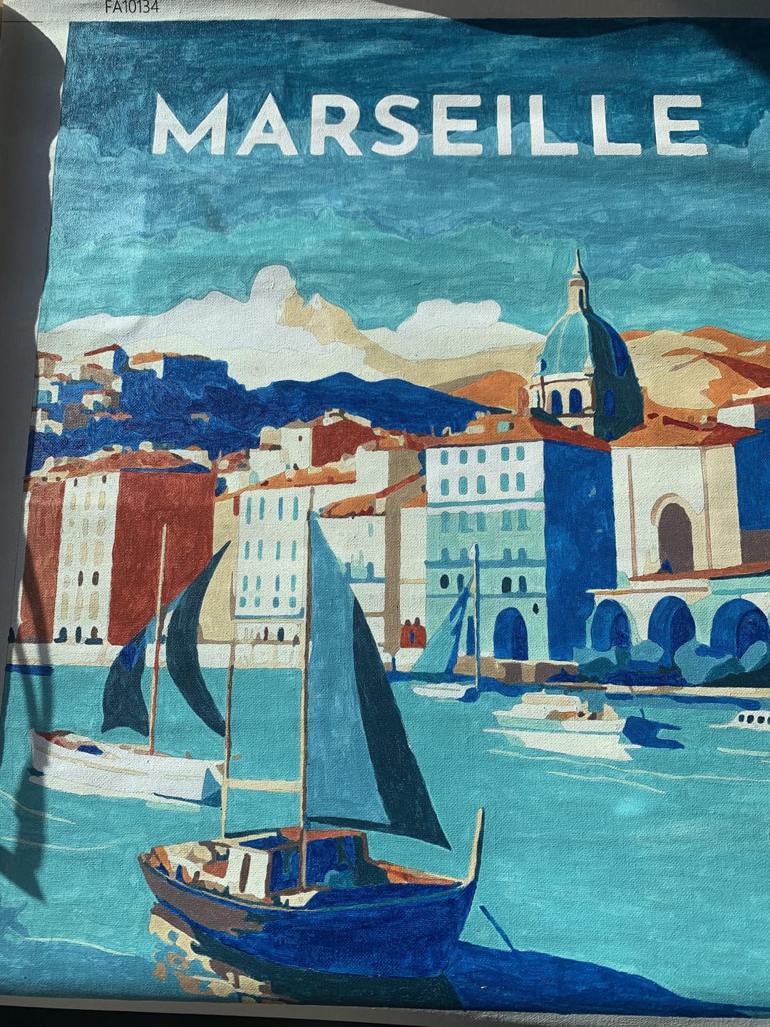Customer photo review of Affiche Vintage Marseille