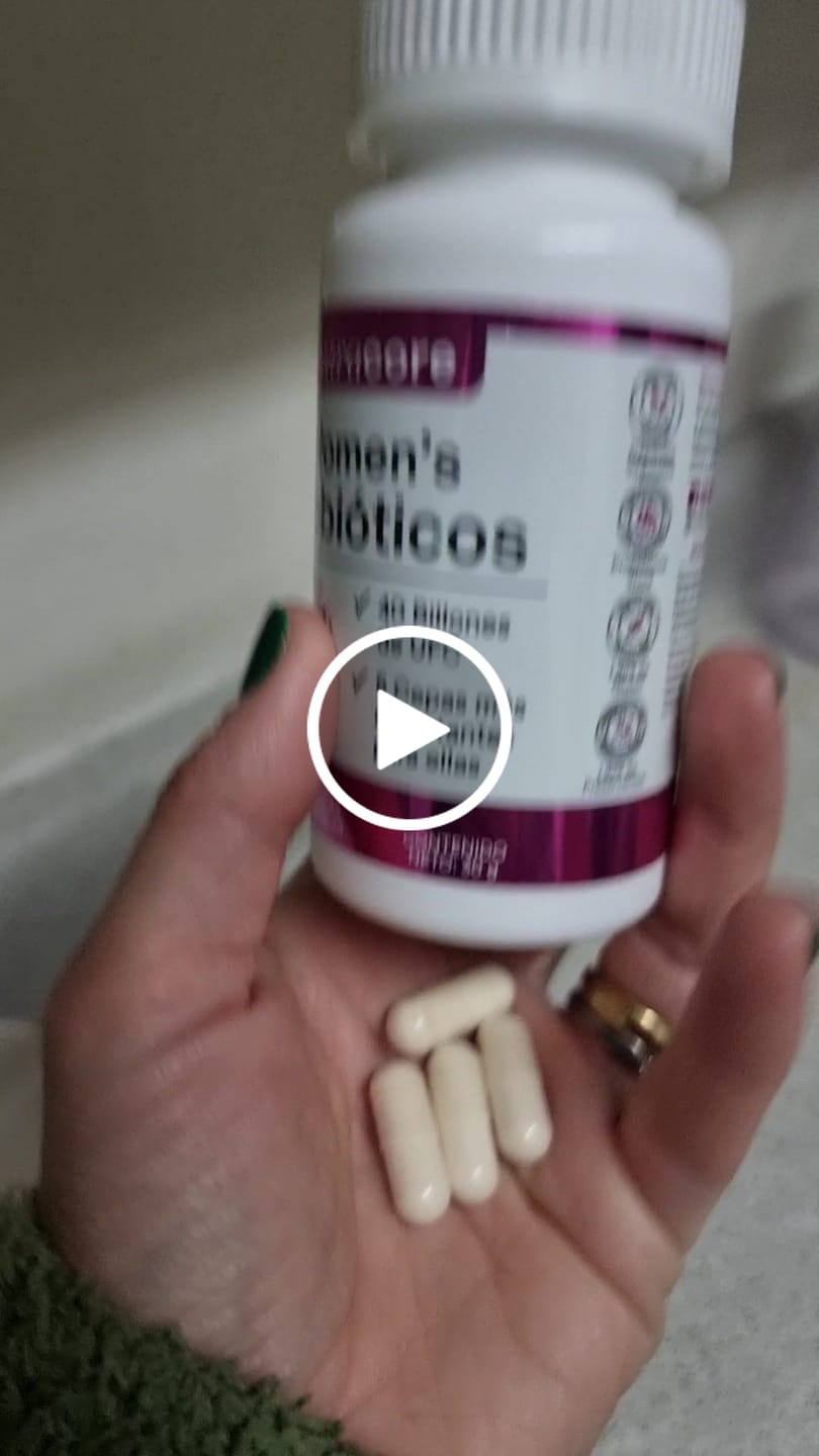 Customer video review of Probióticos Mujer 40 Billones