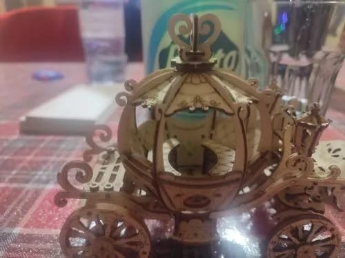 Customer photo review of Puzzle 3D Chariot à citrouille