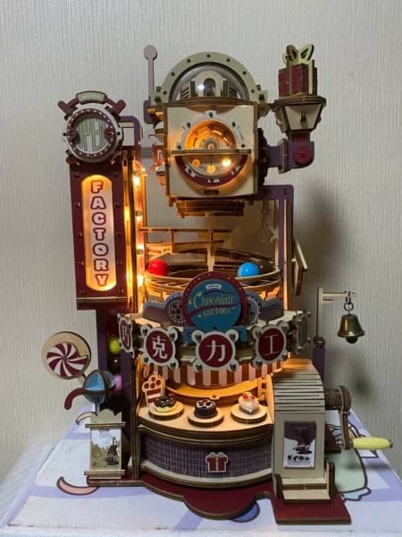 Customer photo review of Puzzle 3D Usine de Chocolat Marbre