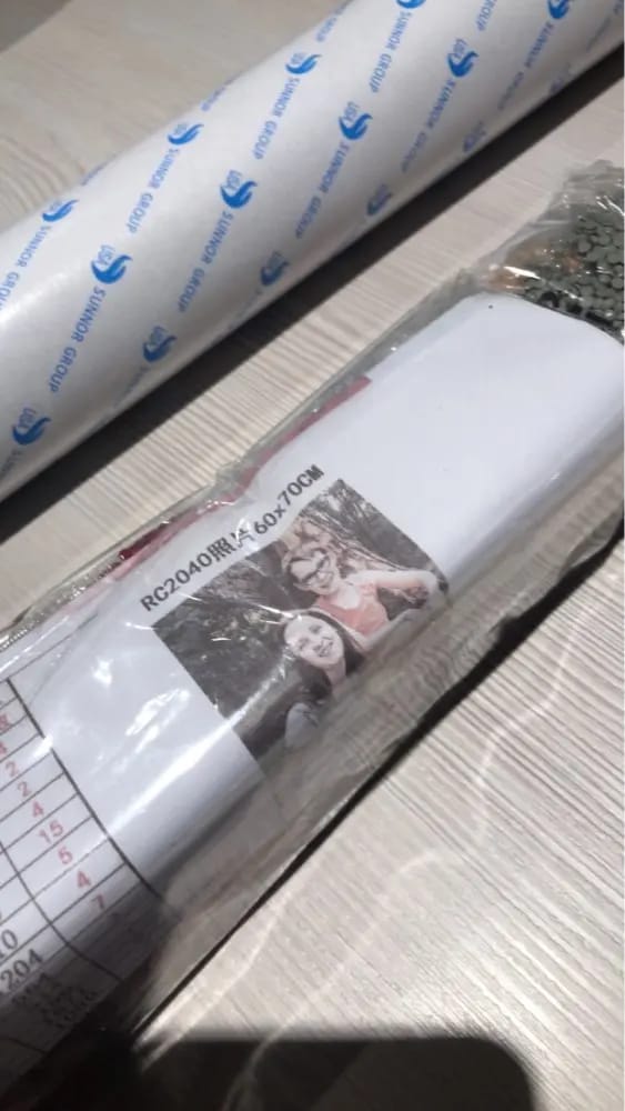 Customer photo review of Diamond Painting Personnalisé
