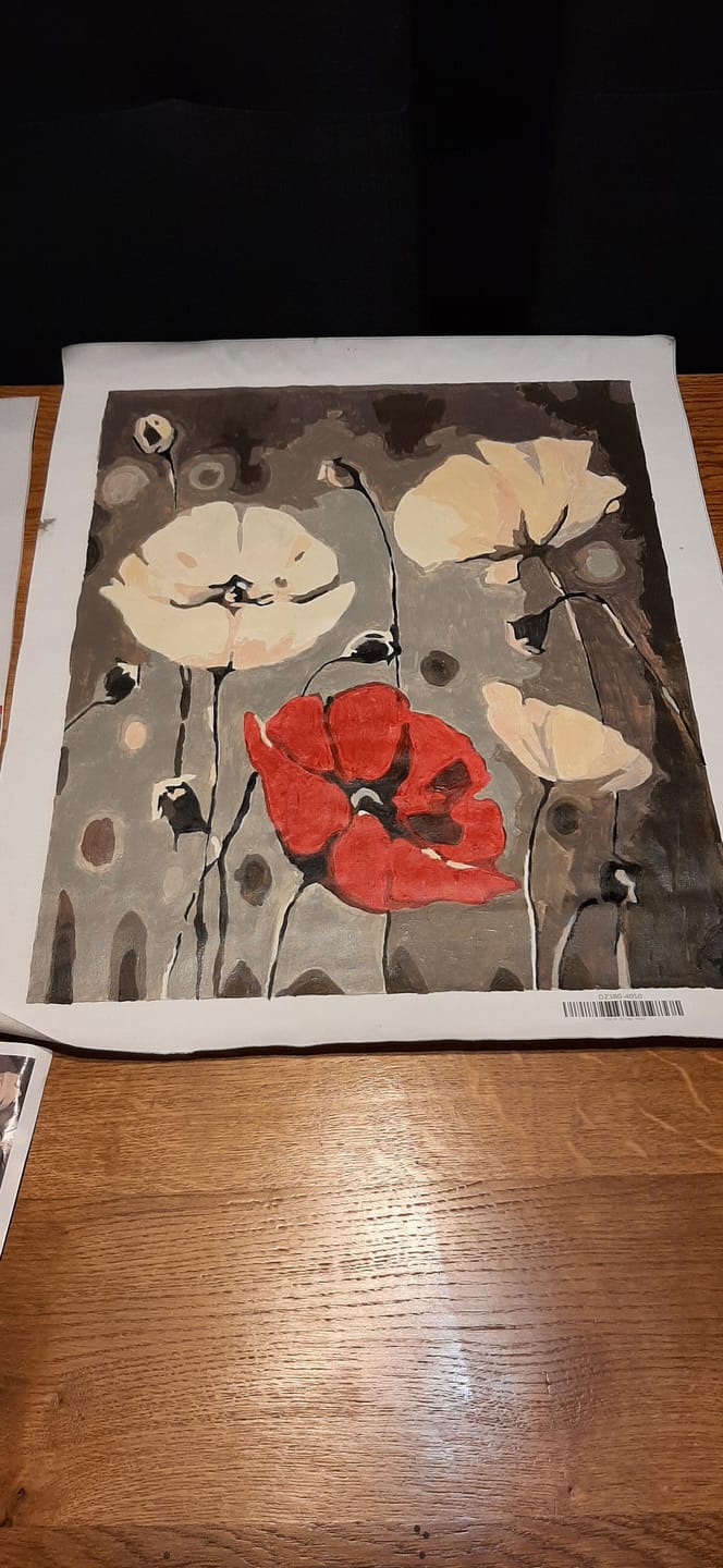 Customer photo review of Fleurs rouge et blanches