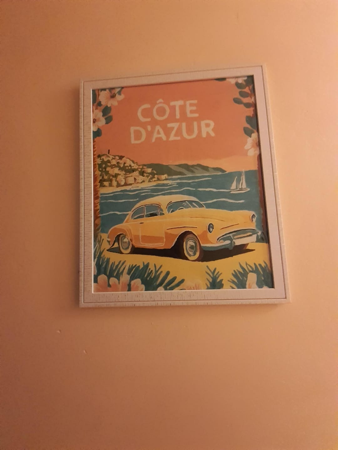Customer photo review of Affiche Vintage Côte d'Azur