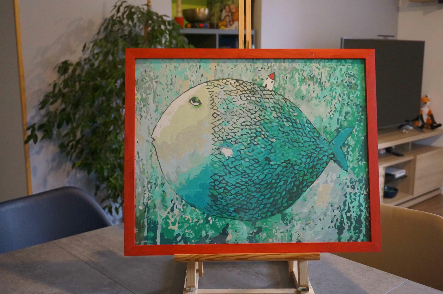 Customer photo review of Poisson artistique