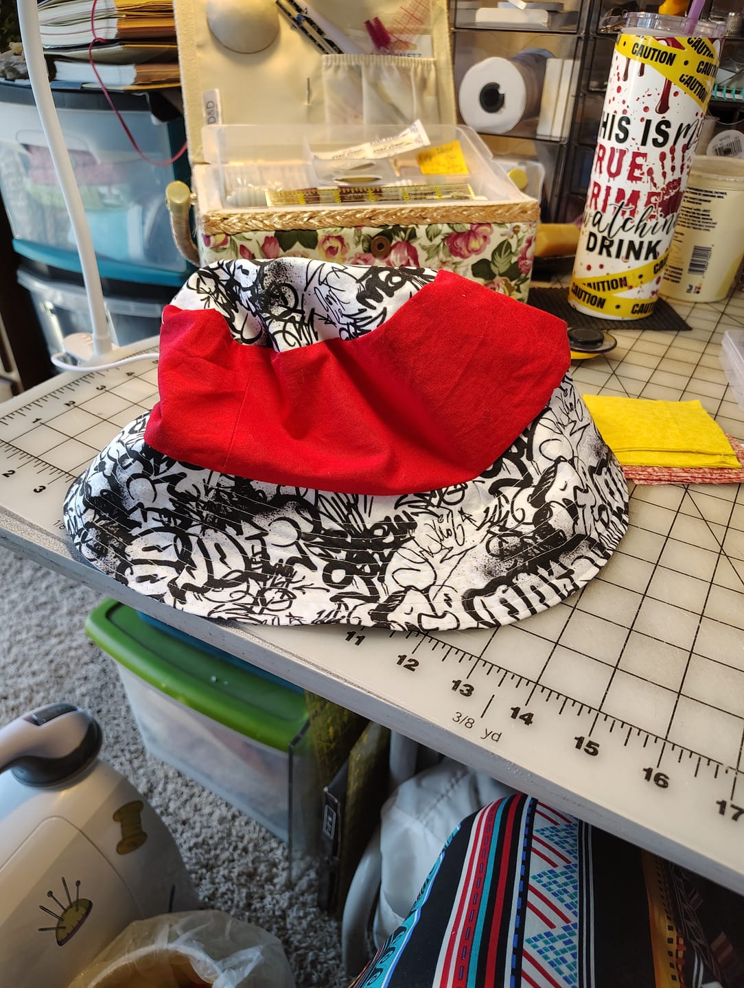 Customer photo review of Graffiti Pattern #2 Fabric