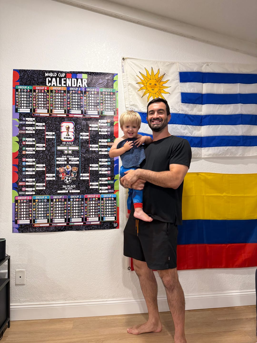 Customer photo review of World Cup 2026 Wall Calendar Poster