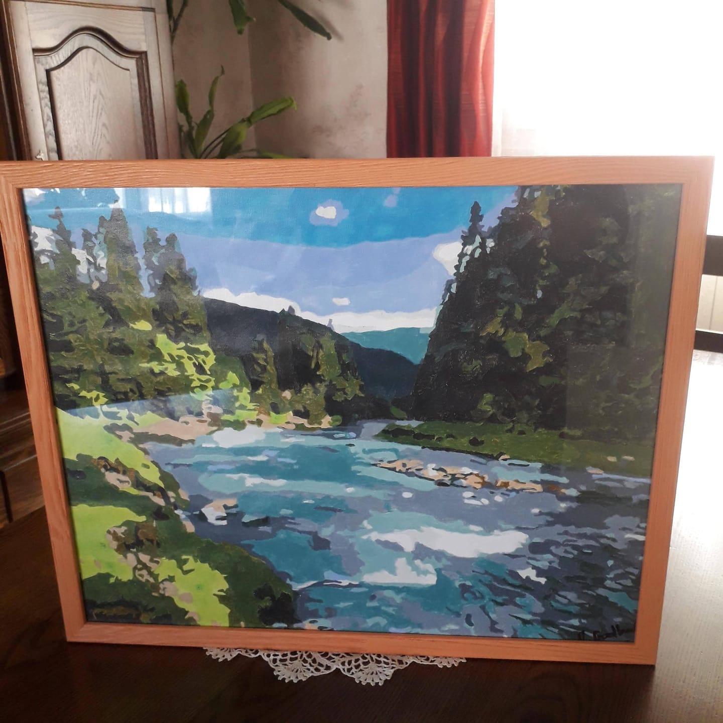 Customer photo review of Rivière en forêt
