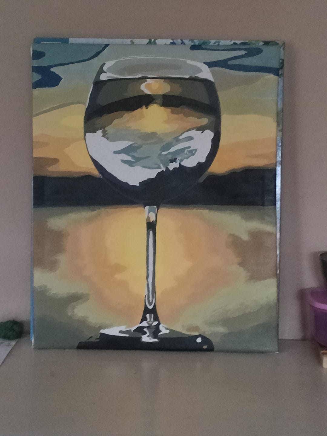 Customer photo review of Verre de Vin et vue sur l'Horizon