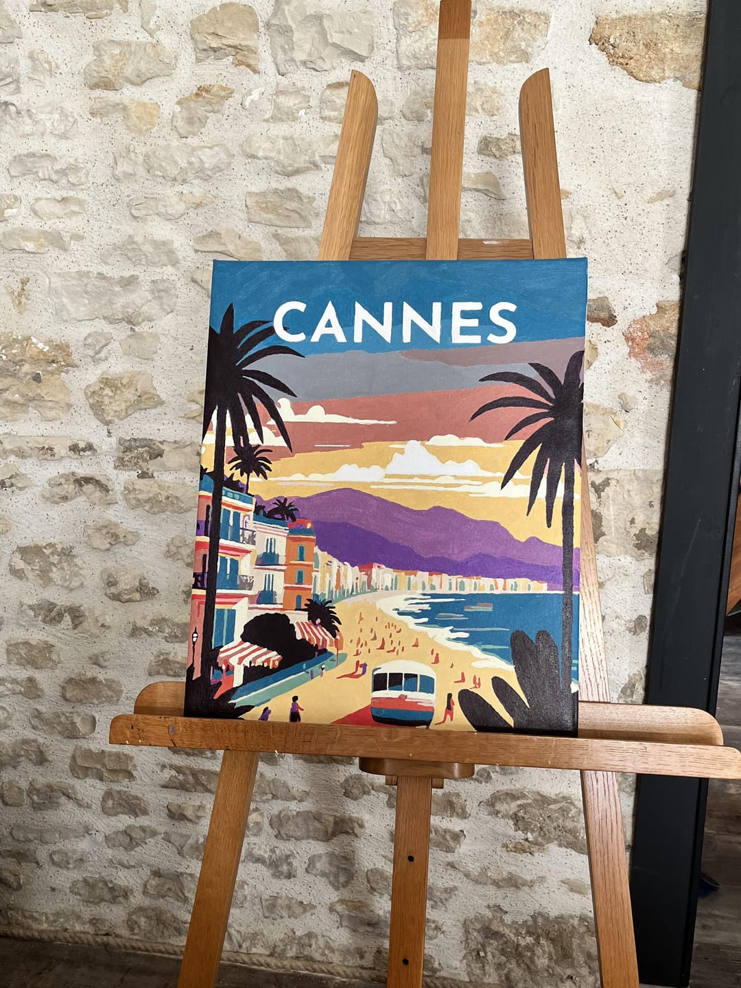Customer photo review of Affiche Vintage Cannes
