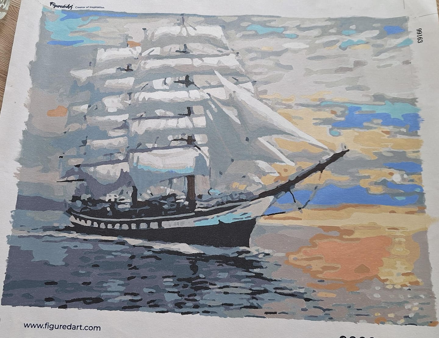 Customer photo review of Voilier Paysage d'Océan