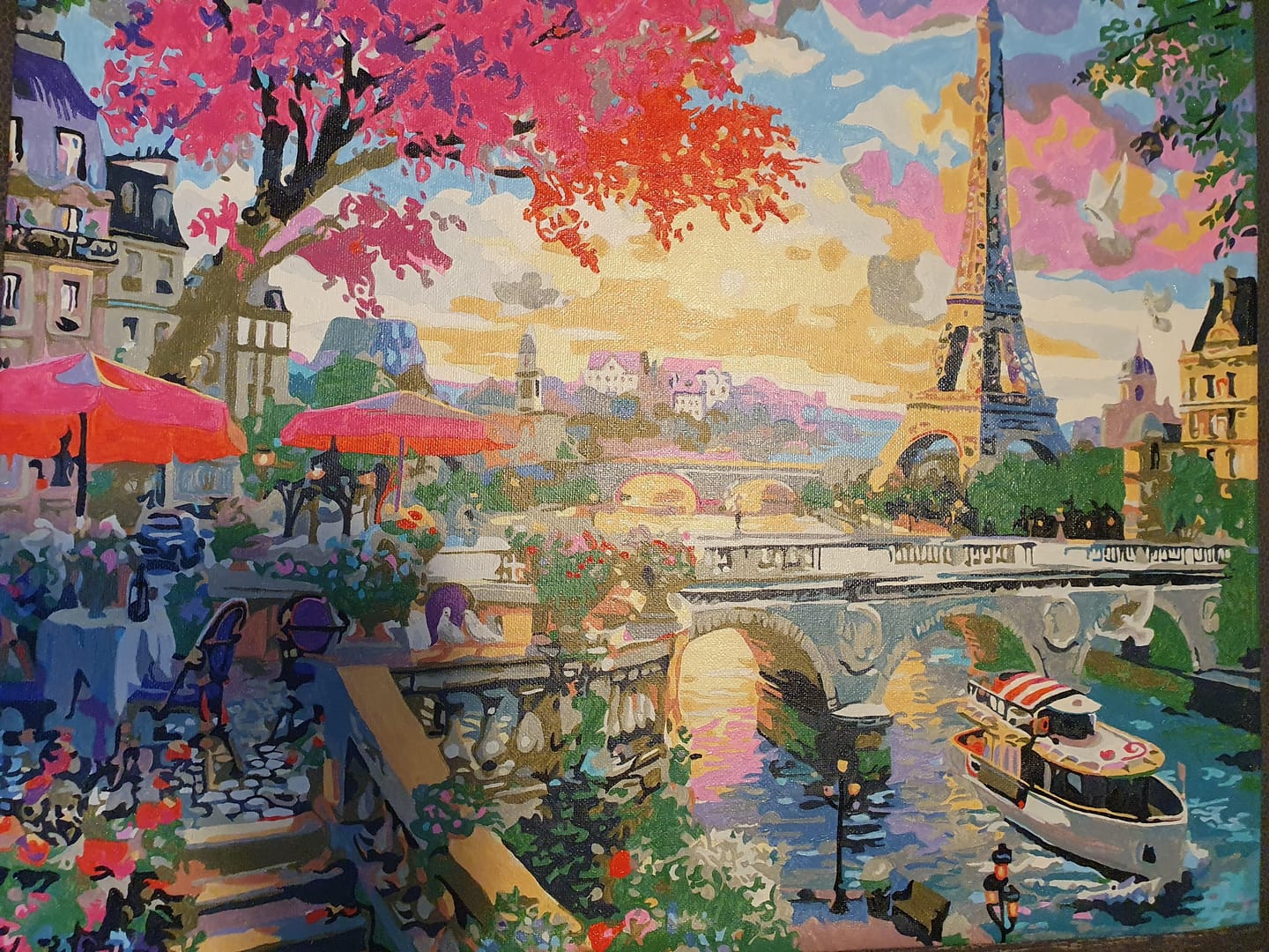 Customer photo review of Diner en bords de Seine