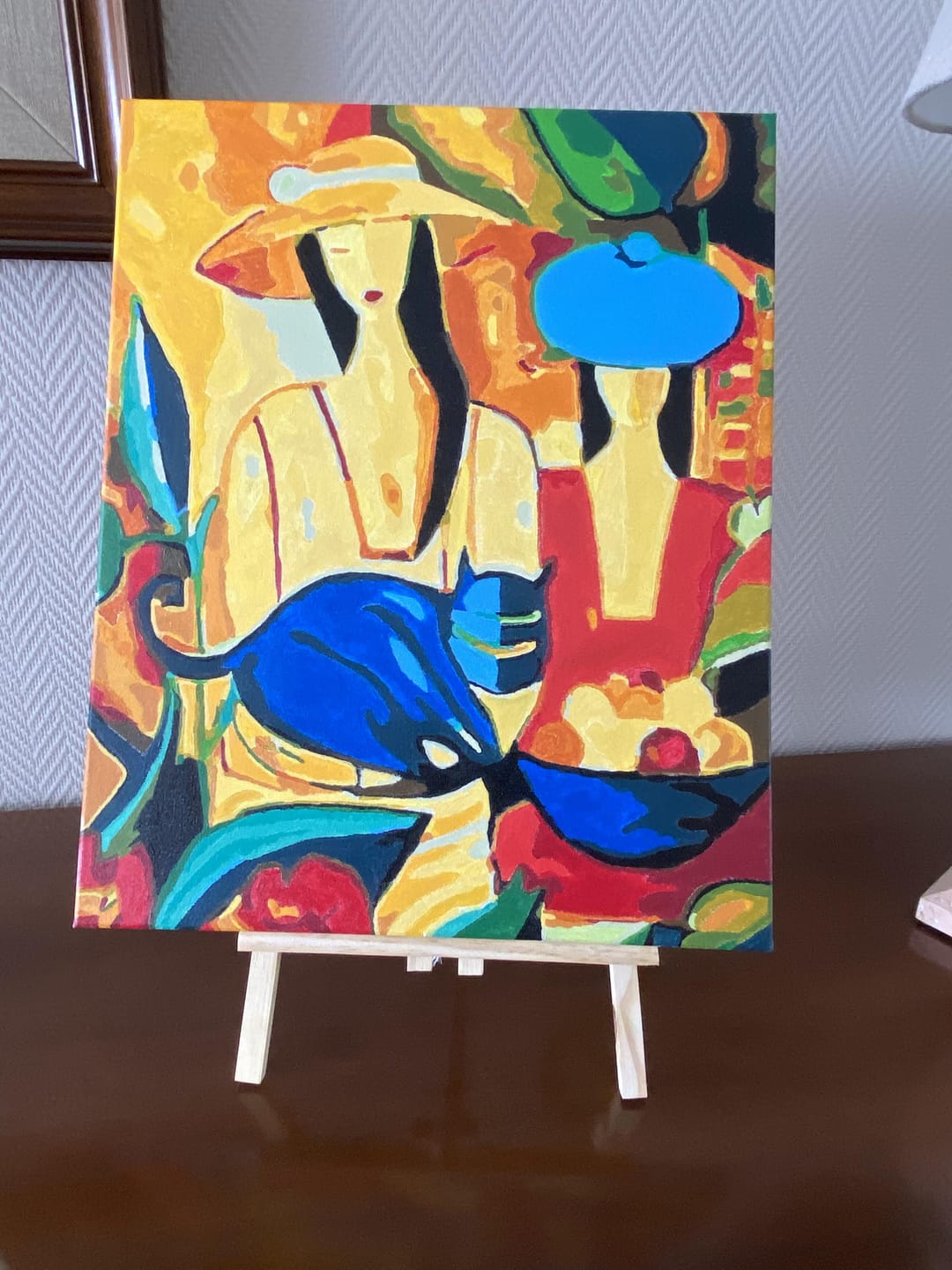 Customer photo review of Femmes et Chat bleu