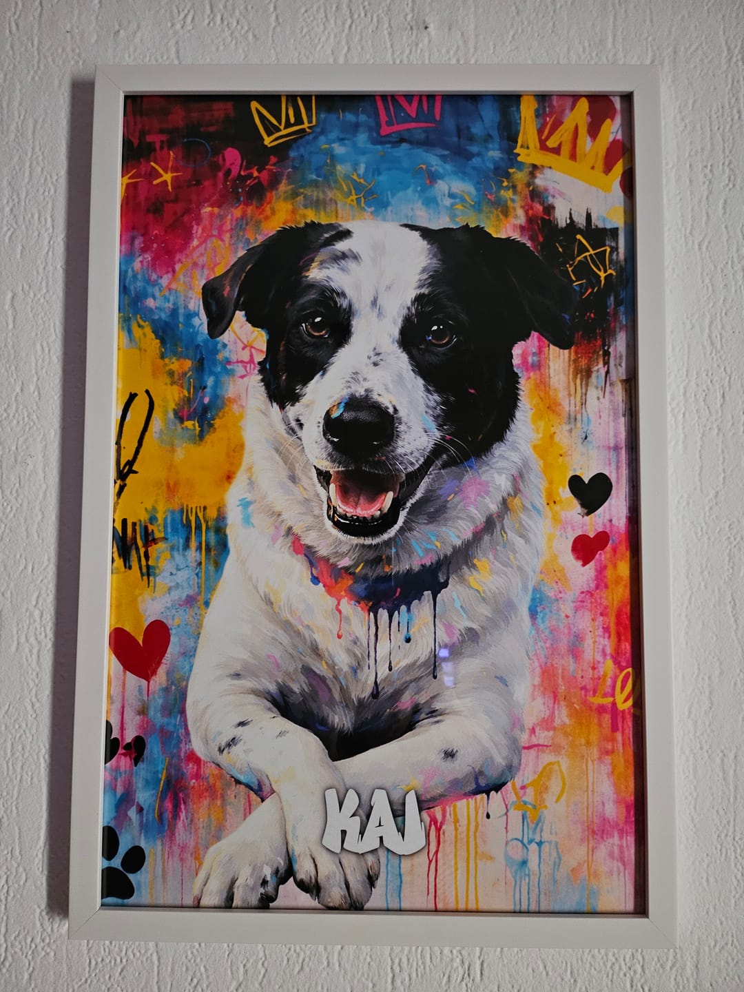 Customer photo review of Graffiti - Gepersonaliseerde Poster