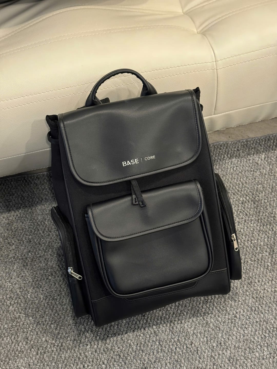 Customer photo review of Multi Envelope Flap Backpacks Largre - Black