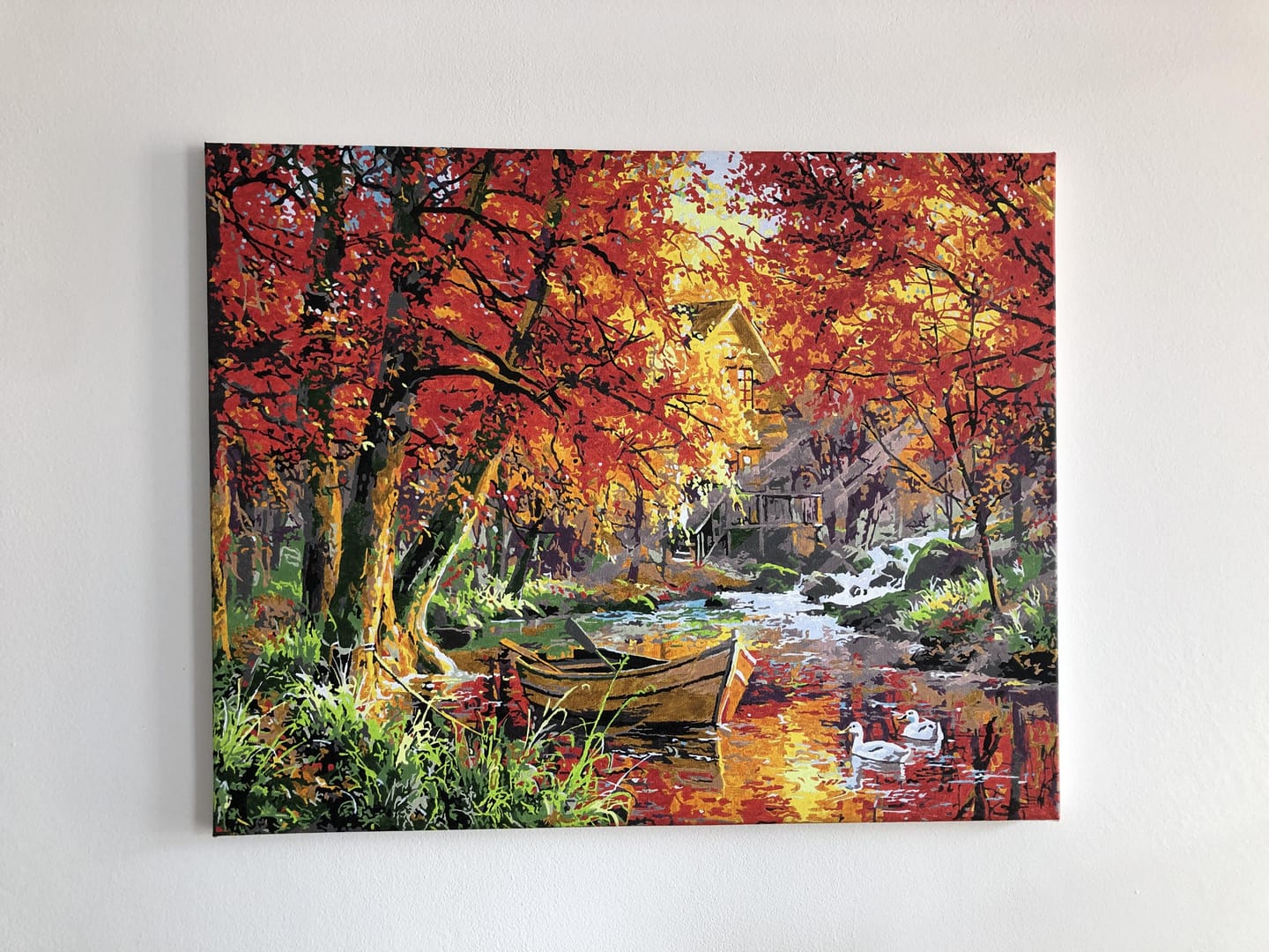 Customer photo review of Rivière d'Automne et barque
