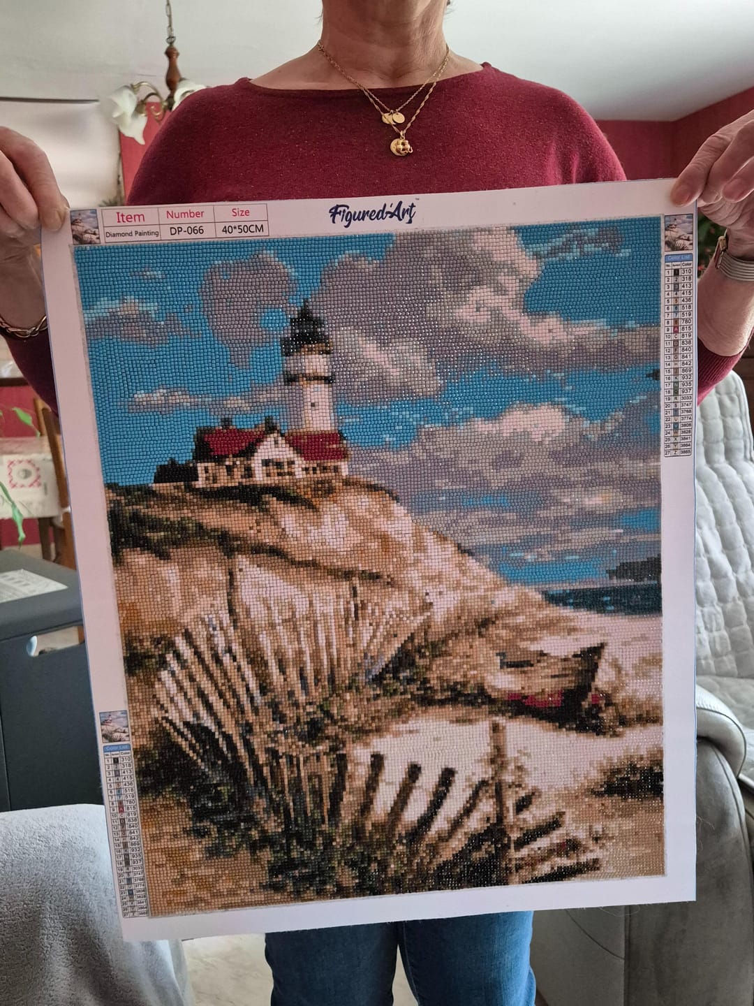Customer photo review of Broderie Diamant - Bord de Mer