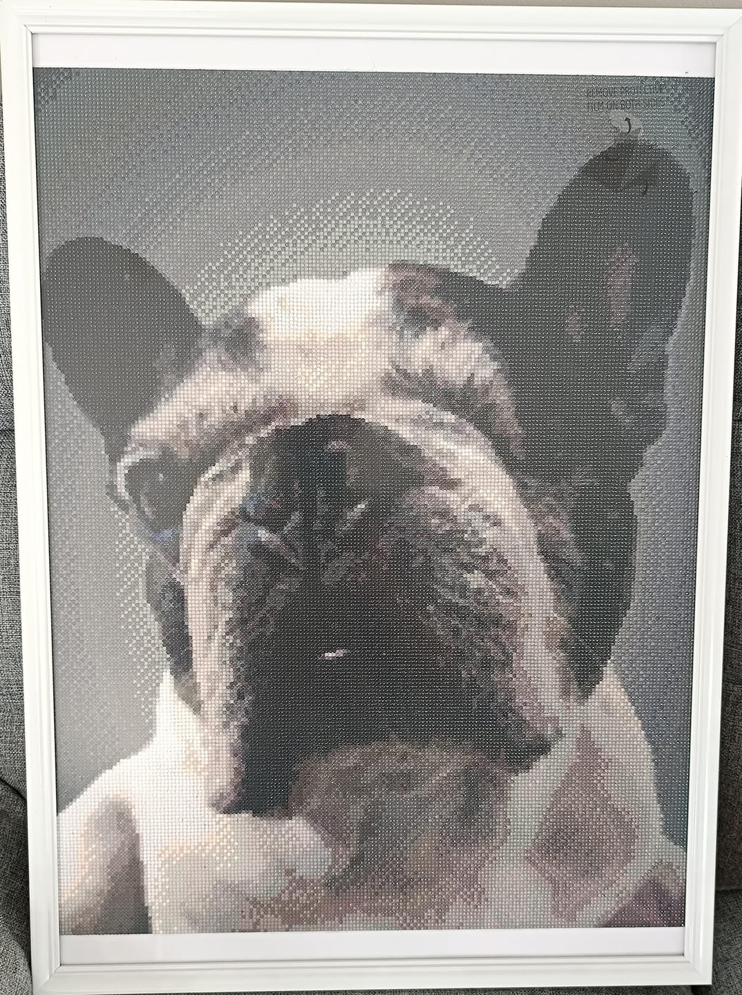 Customer photo review of Diamond Painting Personnalisé