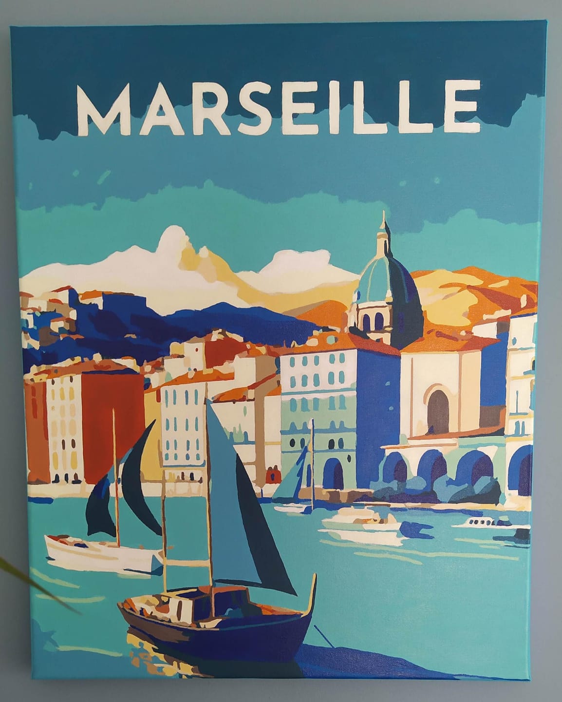 Customer photo review of Affiche Vintage Marseille
