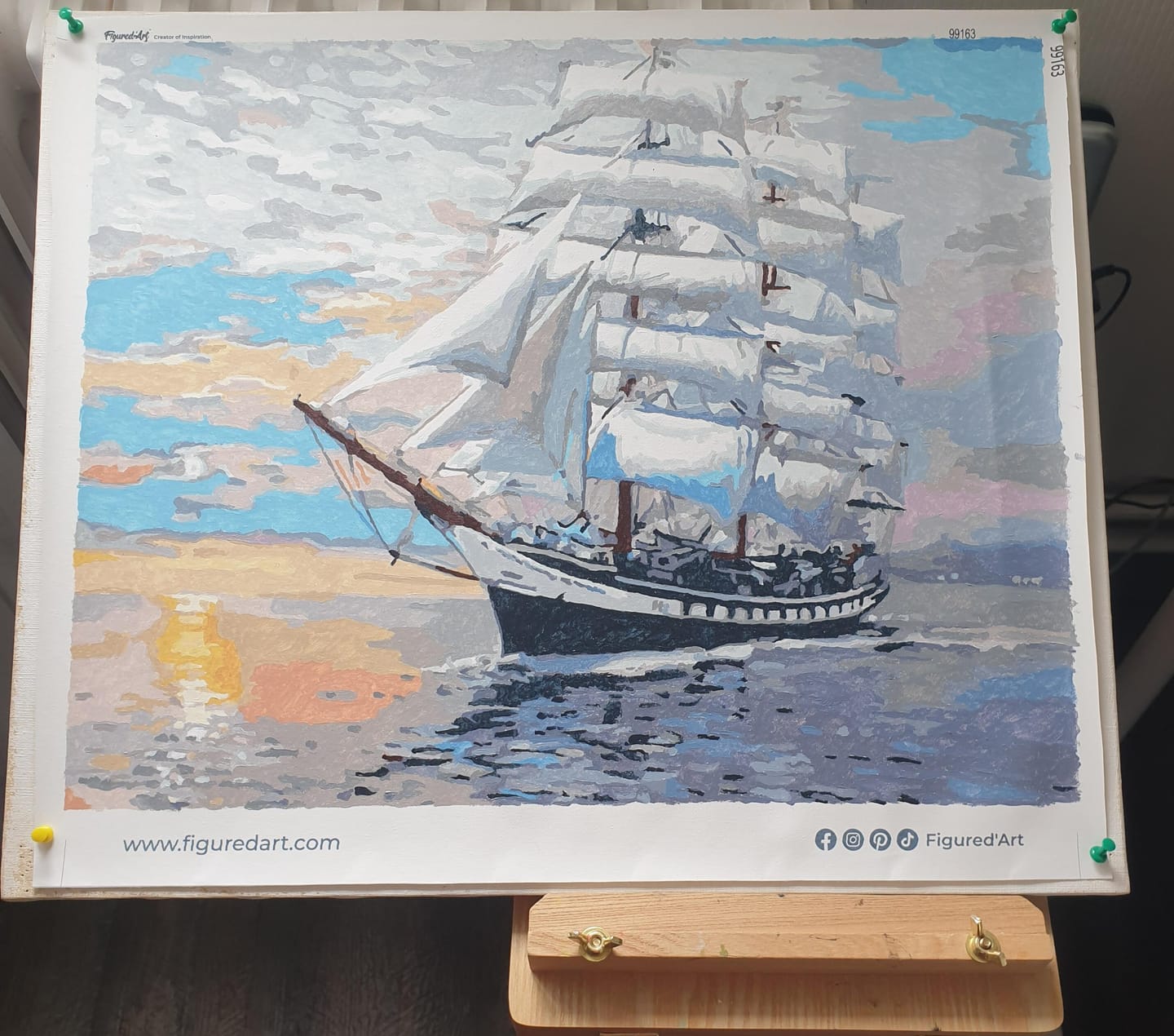 Customer photo review of Voilier Paysage d'Océan