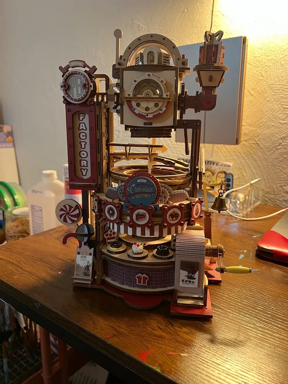 Customer photo review of Puzzle 3D Usine de Chocolat Marbre