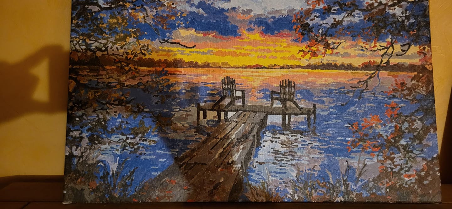 Customer photo review of Ponton au coucher de Soleil