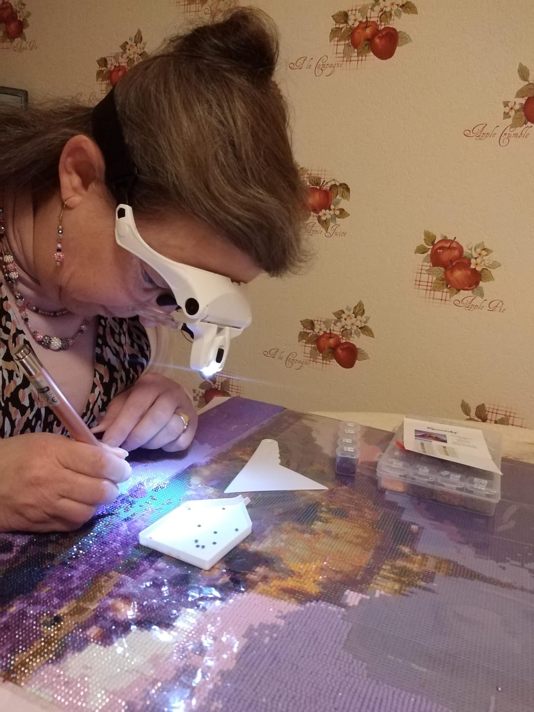 Customer photo review of Lunettes Loupe de Précision avec Lampe LED
