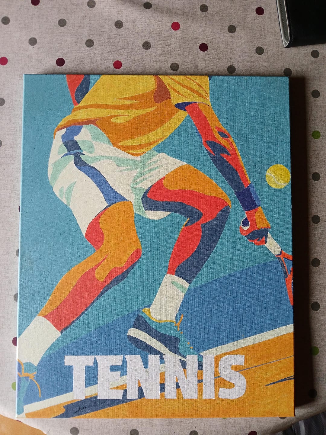 Customer photo review of Affiche sportive Tennis