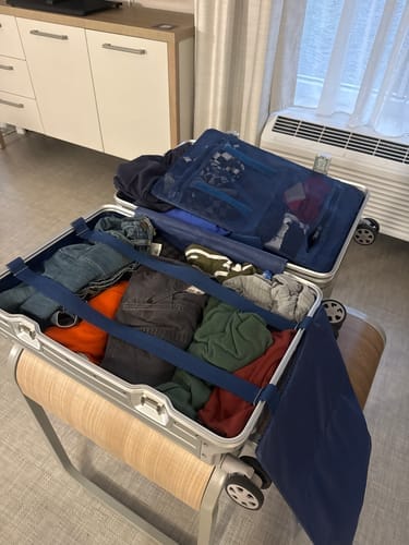 Customer photo review of ALUMINIUM SUITCASE V2 THICKER ALUMINIUM & REMOVEABLE WHEELS