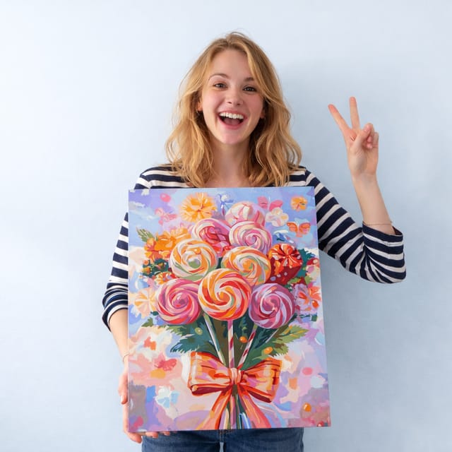 Customer photo review of Générateur d'Images Peinture par numéros personnalisé