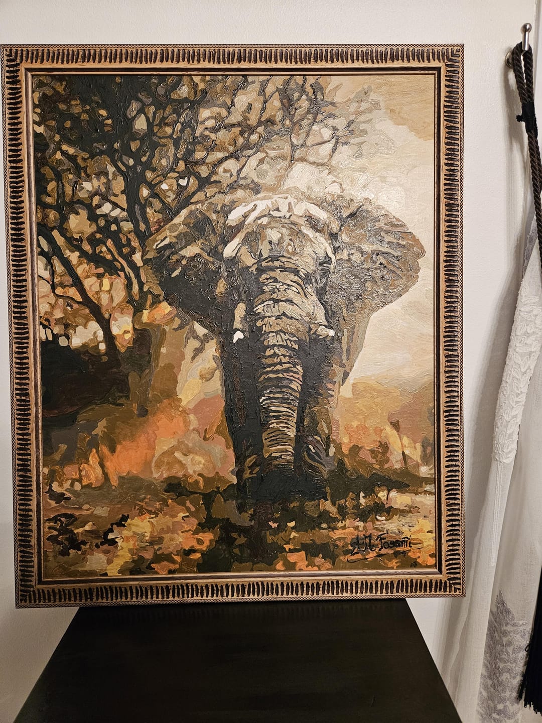 Customer photo review of Eléphant solitaire