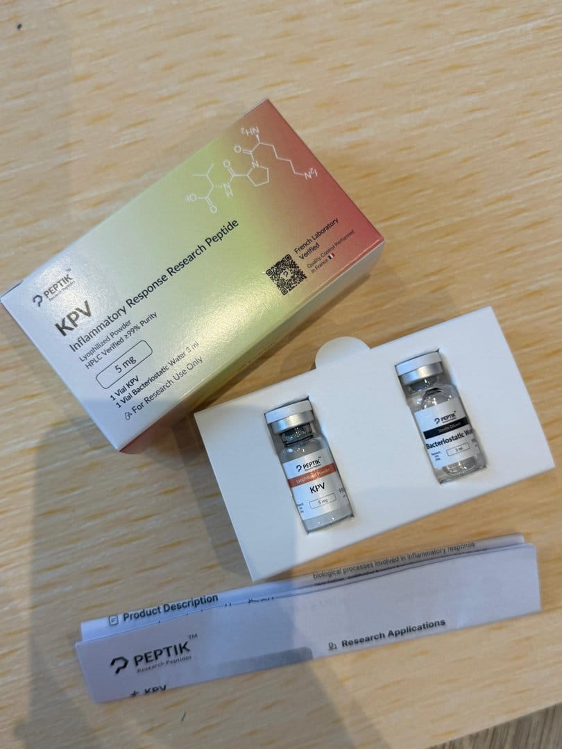 Customer photo review of KPV Lyophilized Vial + Sterile Water