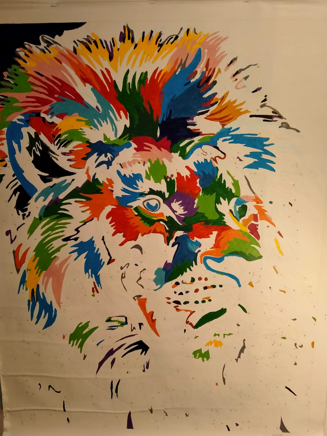 Customer photo review of Lion Pop Art 2
