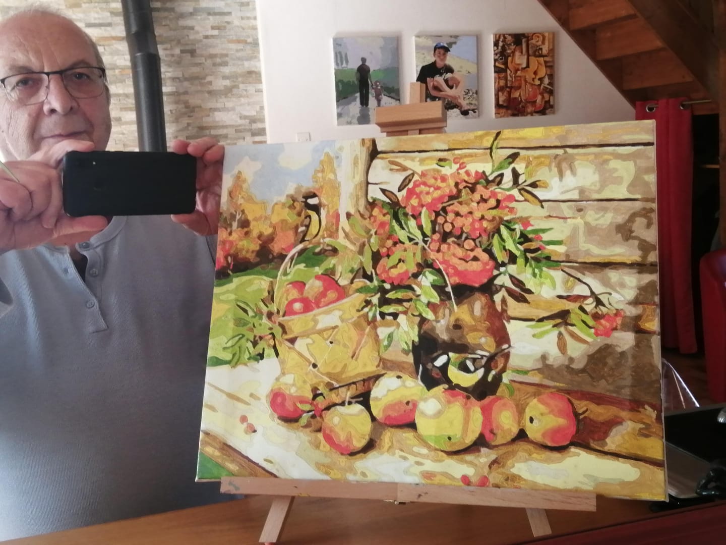 Customer photo review of Corbeille de fruits à la campagne