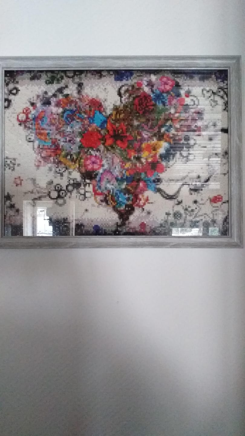 Customer photo review of Broderie Diamant Personnalisée - Réalisation graphique Gratuite