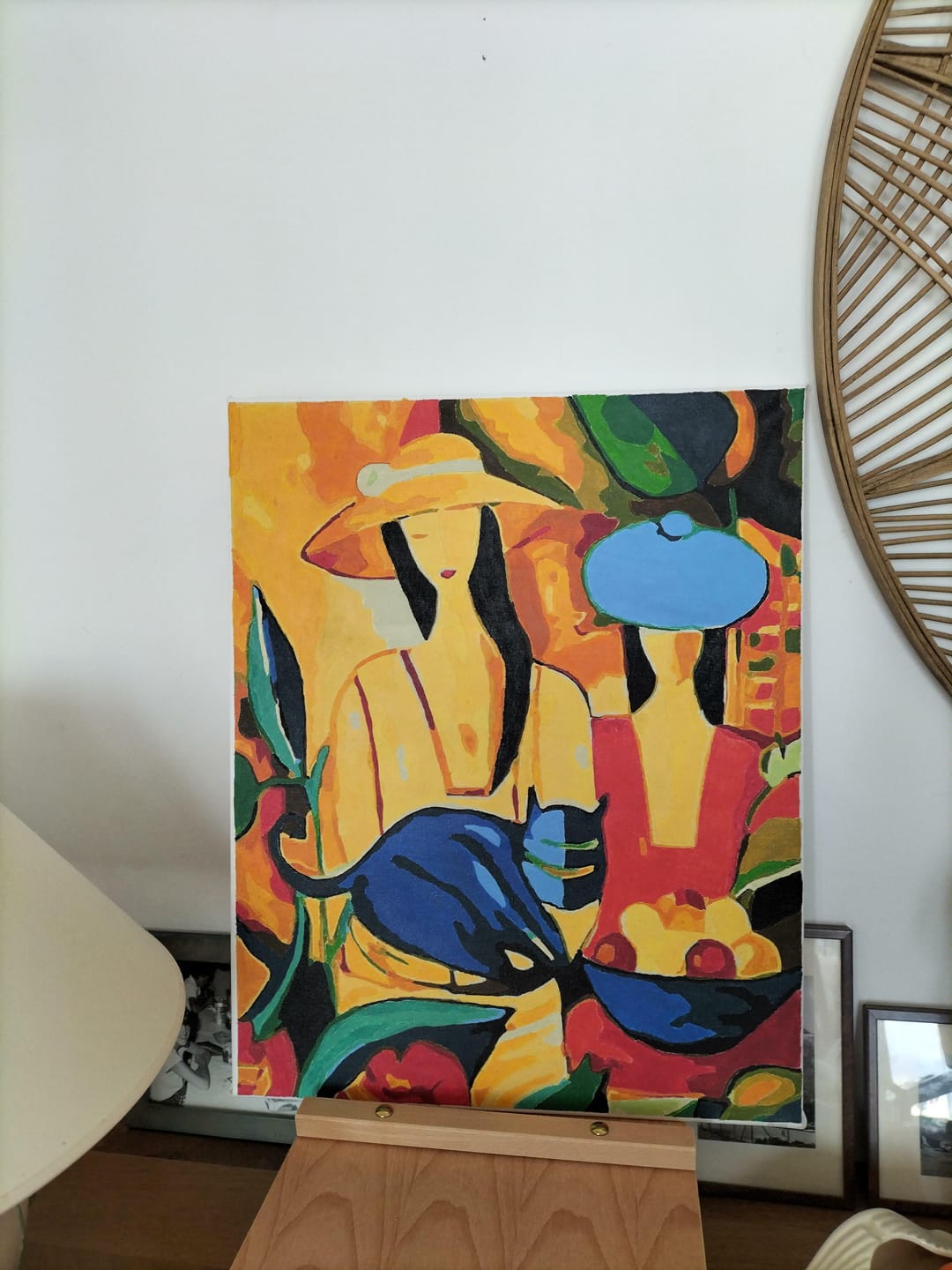 Customer photo review of Femmes et Chat bleu