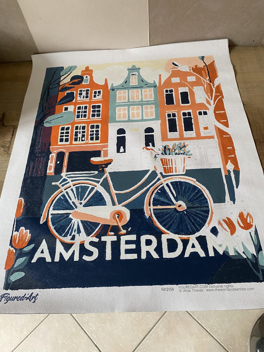 Customer photo review of Affiche Vintage Amsterdam