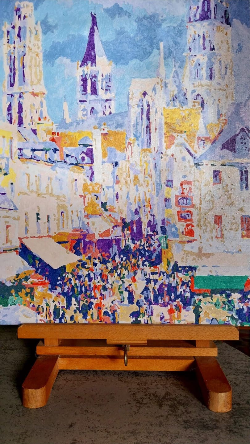 Customer photo review of Rue de l'Épicerie, Rouen - Camille Pissarro