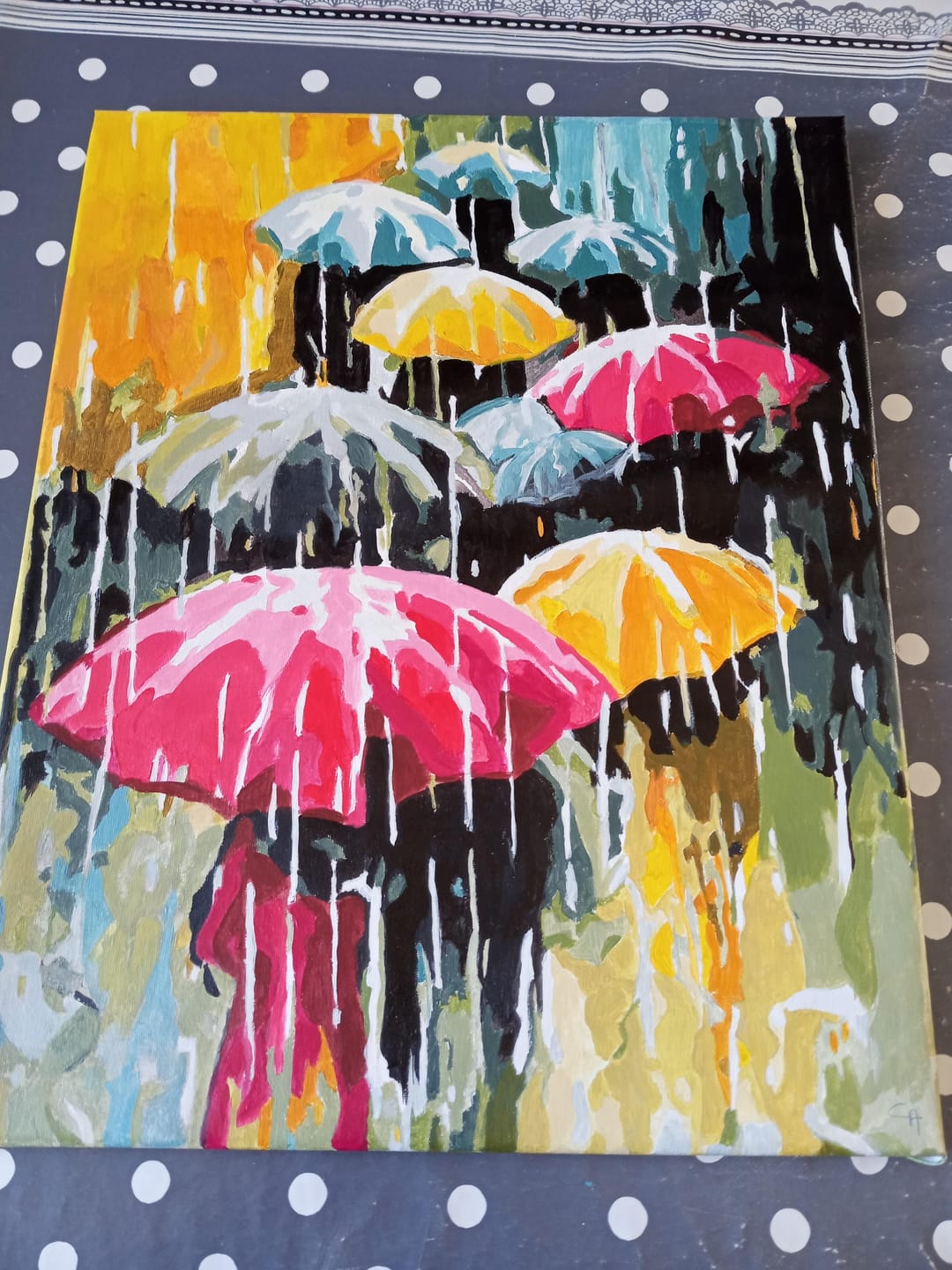 Customer photo review of Farandole de Parapluies