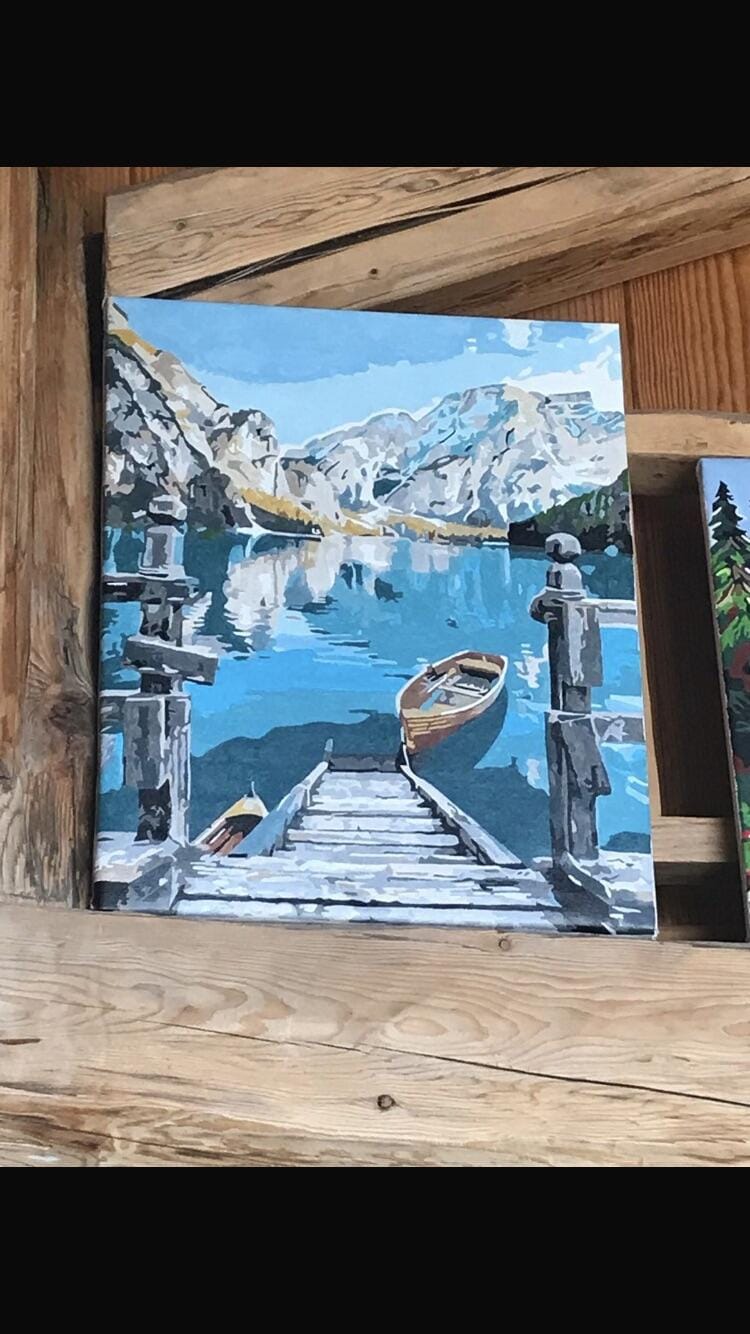 Customer photo review of Barque sur un Lac de Montagne