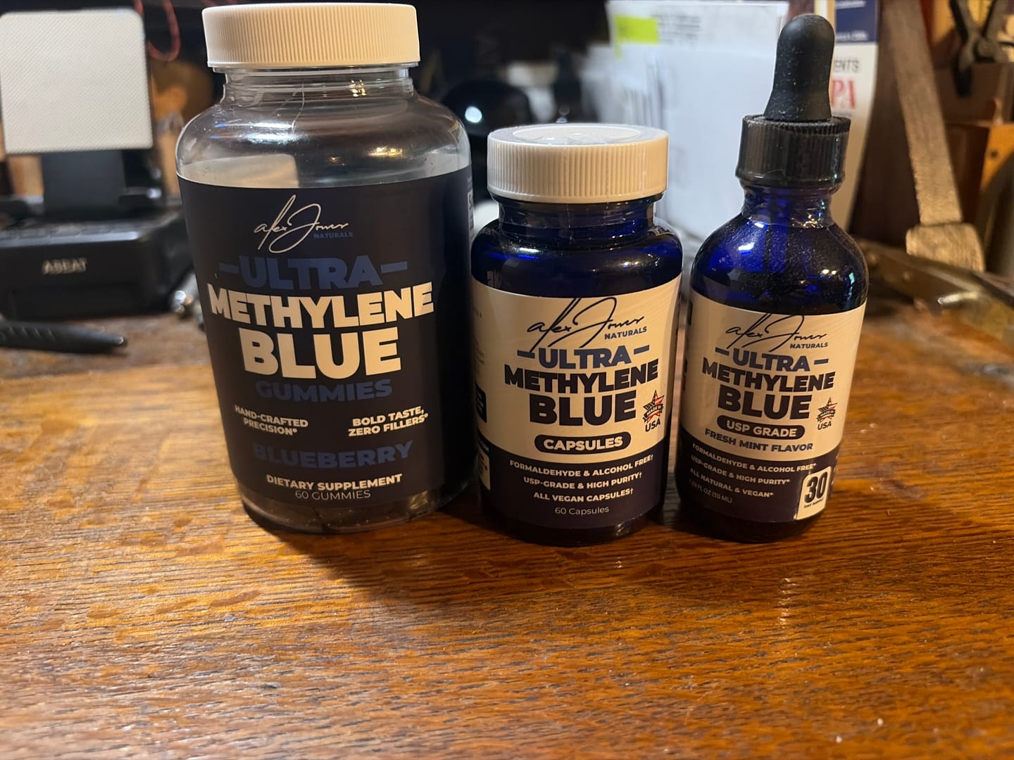 Customer photo review of Ultra Methylene Blue Capsules (60 Capsules) (30 Servings)