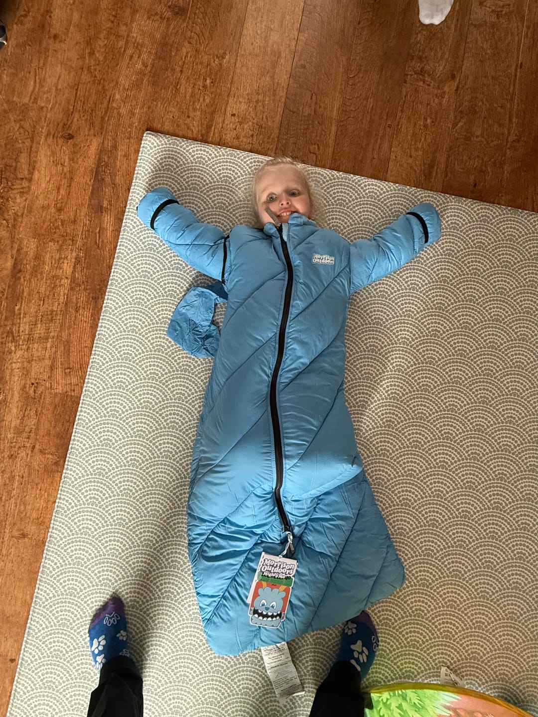 Customer photo review of Mighty Mo Kids Sleeping Bag (3-5 years)
