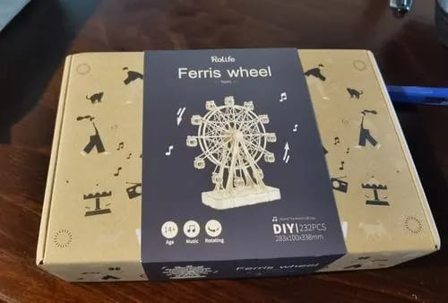 Customer photo review of Puzzle 3D Boîte à musique Grande roue