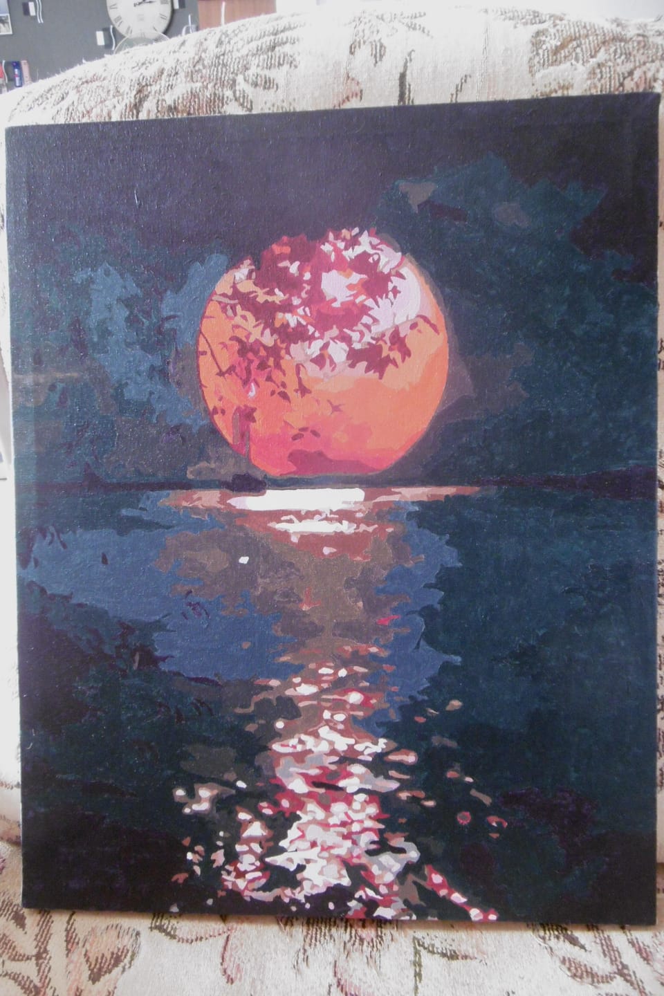 Customer photo review of Lune rouge sur le Lac