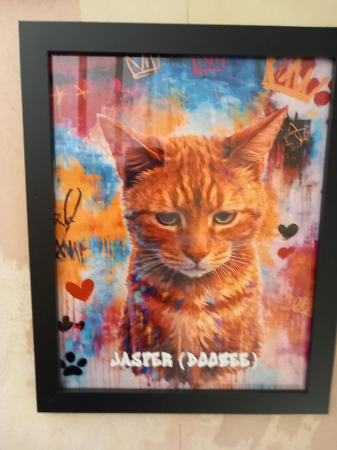 Customer photo review of Splash - Personalised Poster