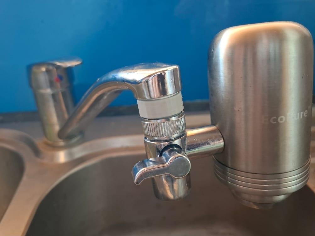 Customer photo review of EcoPure™ Stainless Steel Tap Water Filter