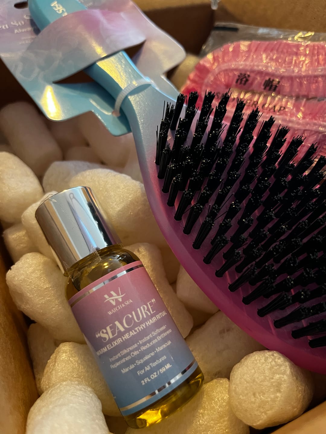 Customer photo review of New SEACURE Warm Elixir Healthy Hair Ritual (Concentrated Hot Oil Treatment)