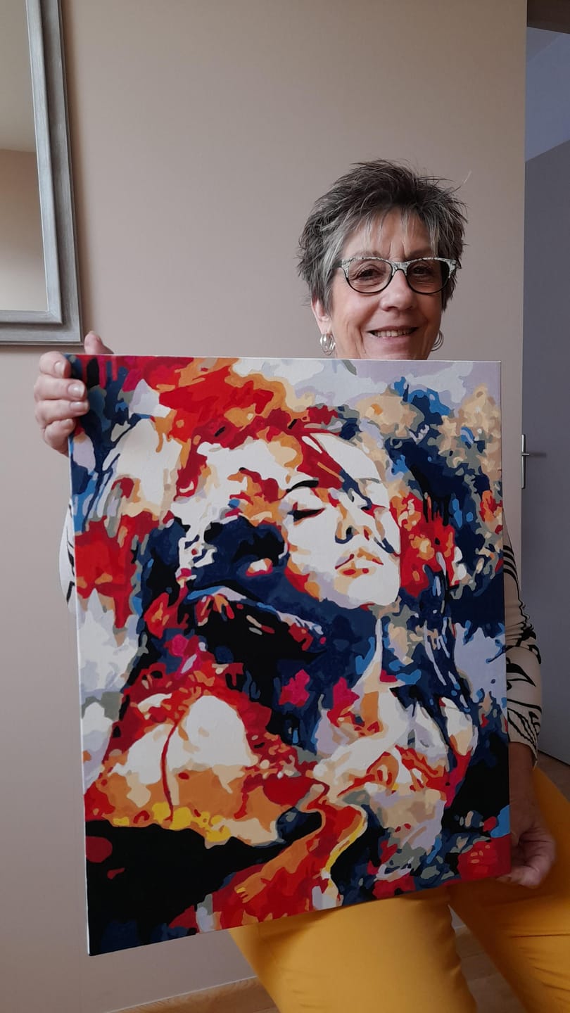 Customer photo review of Femme aquarelle
