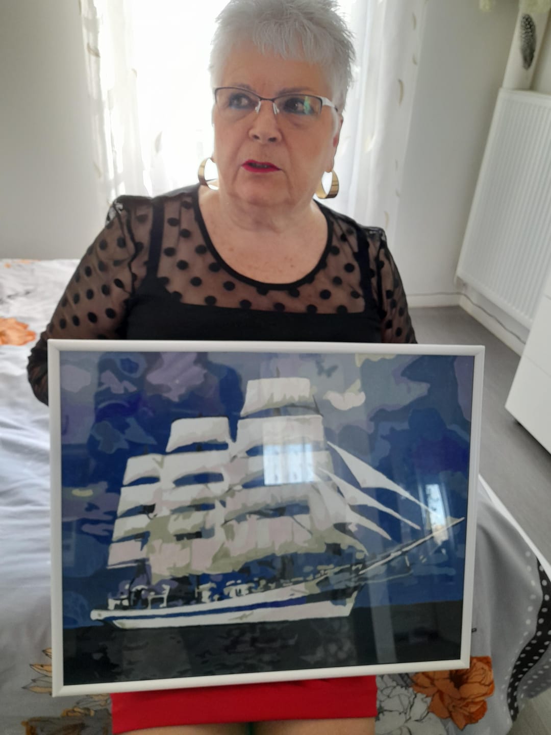 Customer photo review of Voilier aux Voiles blanches