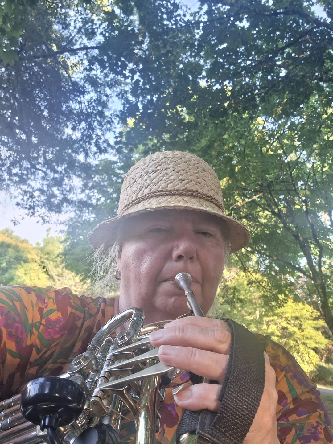 Customer photo review of The "Fhrap" French Horn Holding Strap
