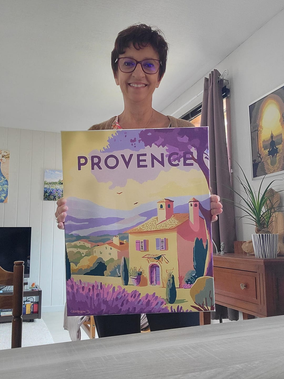 Customer photo review of Affiche Vintage Provence